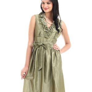 Avirate Women Green Dress