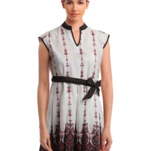 Ayaany Women Printed White Tunic