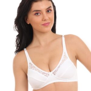 Biara White Everyday Support Bra