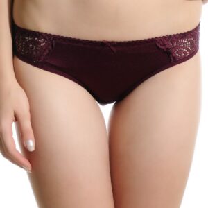 Biara Women Maroon Briefs