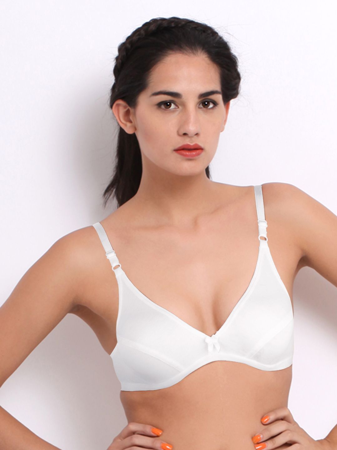 Biara Women White Bra ST 5001