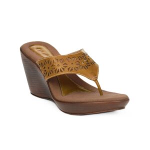 Catwalk Women Mustard Wedges