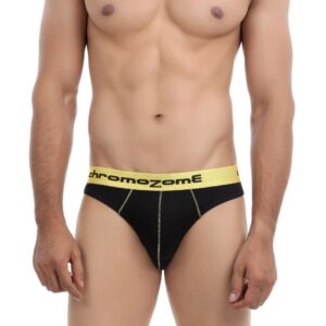 Chromozome Men Black Briefs