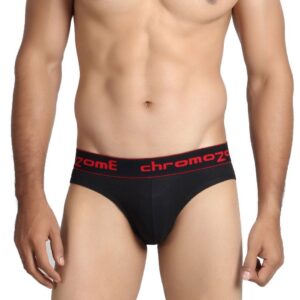 Chromozome Men Black Briefs