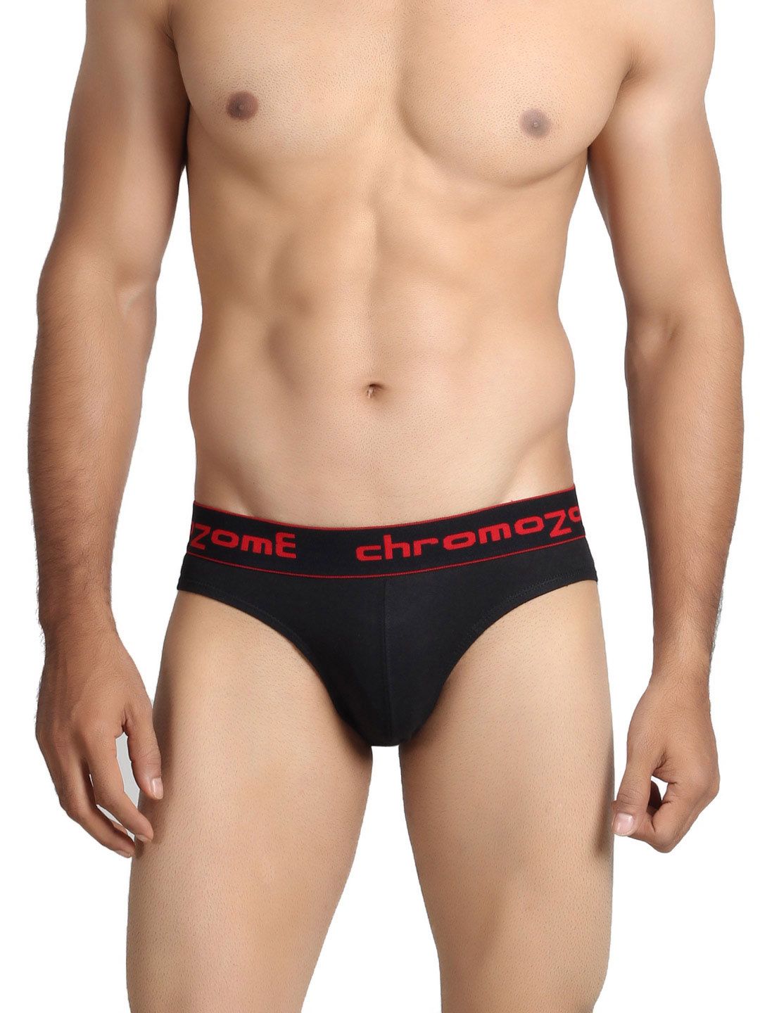 Chromozome Men Black Briefs