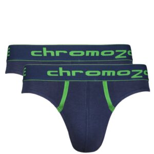 Chromozome Men Blue & Green Briefs