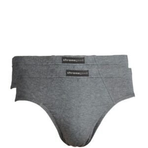 Chromozome Men Charcoal Pack of 2 Briefs
