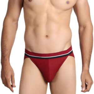 Chromozome Men Dark Red Briefs