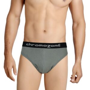 Chromozome Men Grey Brief