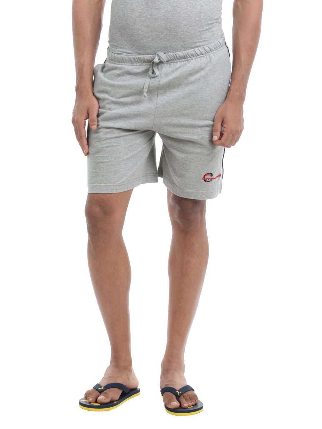 Chromozome Men Grey Lounge Shorts