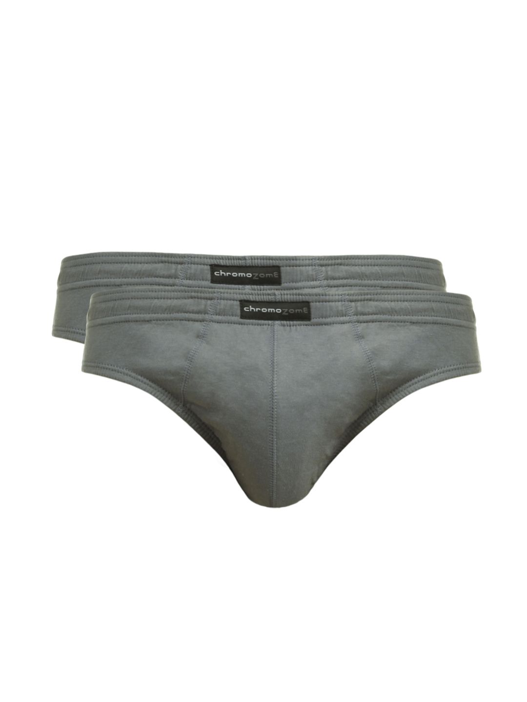 Chromozome Men Grey Pack of 2 Briefs