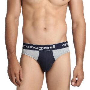 Chromozome Men Navy Blue Briefs
