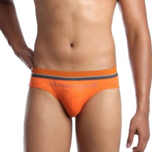 Chromozome Men Orange Briefs