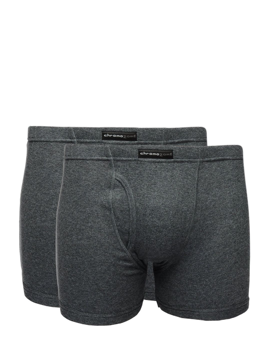 Chromozome Men Pack of Two Grey Trunks