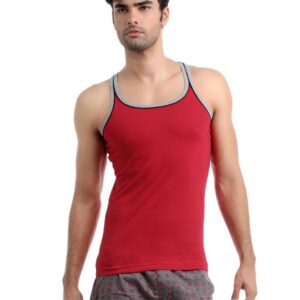Chromozome Men Red Innerwear Vest