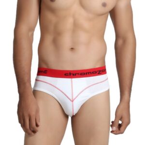 Chromozome Men White Briefs