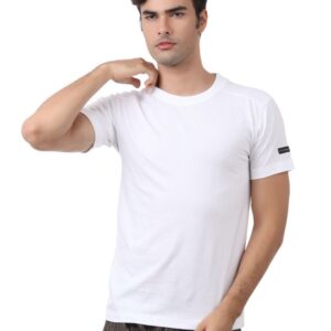 Chromozome Men White Innerwear T-shirt