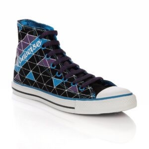 Converse Men CT Diamond Print HI Black Shoes