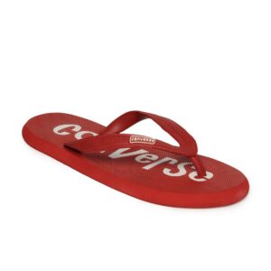 Converse Unisex Red Basic Flip Flops