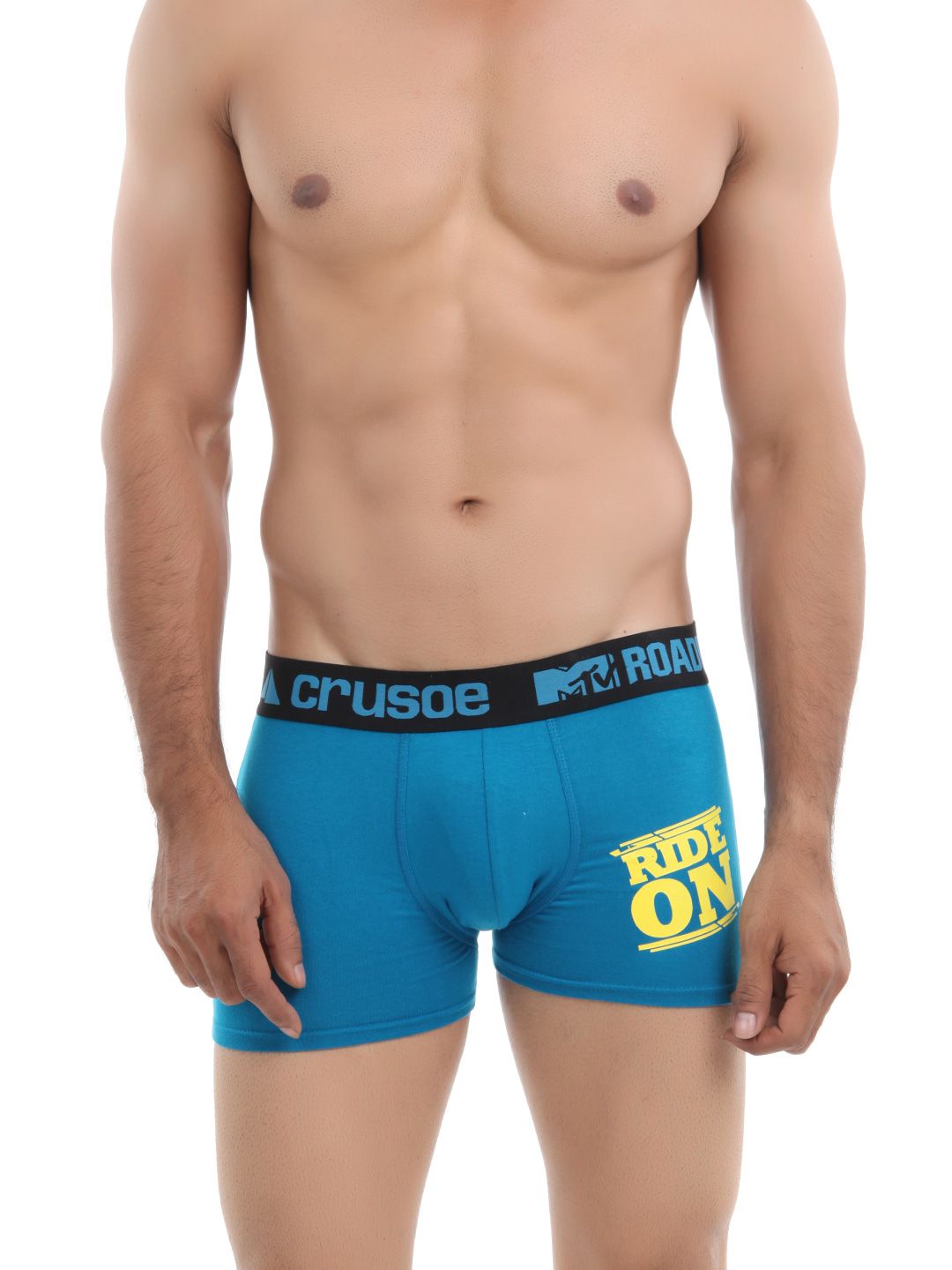 Crusoe Men Blue Boxer Briefs