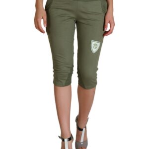 Do u speak green Women Olive Capris