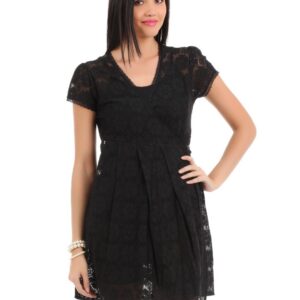 Elle Women Black Dress