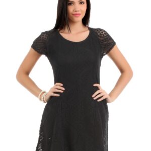 Elle Women Black Dress