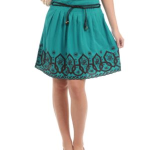 Elle Women Teal Skirt