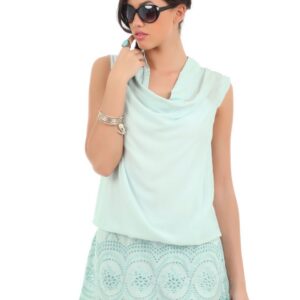 Elle Women Pale Blue Tunic