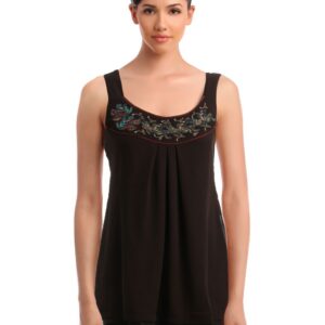 Elle Women Brown Tunic