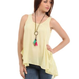 Elle Women Cream Top