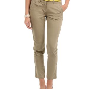 Elle Women Khaki Trousers
