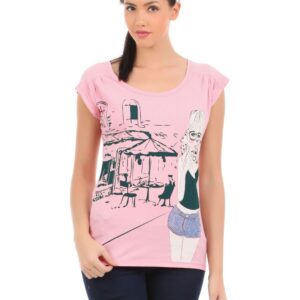 Elle Women Pink Essentials Top