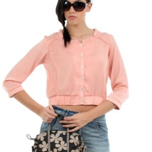 Elle Women Pink Jacket