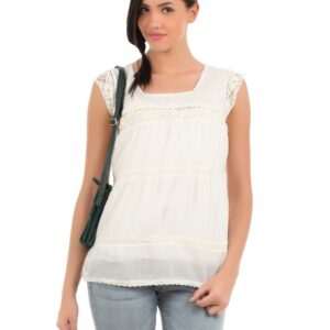 Elle Women White Tops