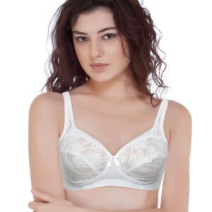 Enamor White Full Figure Bra