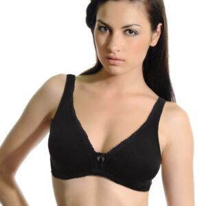Enamor Black Smooth Bra