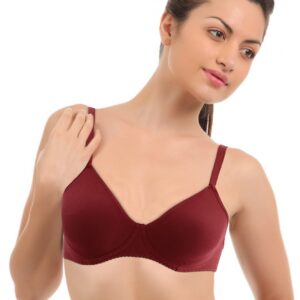 Enamor Women Smooth Red Bra