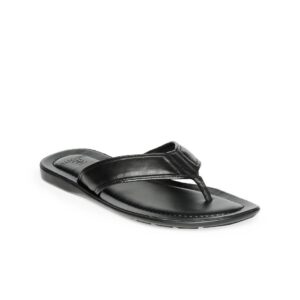 Enroute Men Black Flip Flops