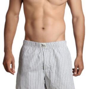 FCUK Underwear Grey Striped Boxers