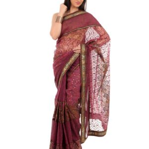 FNF Magenta & Gold Collection for Wedding Sari