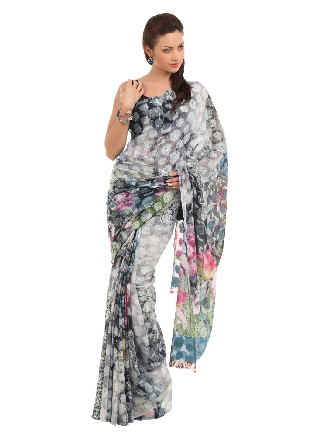FNF Multi Coloured Sari