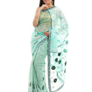 FNF Sea Green Collection For Wedding Sari