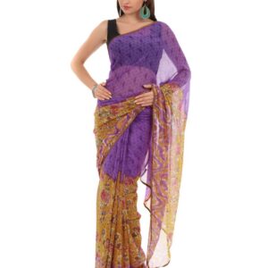 FNF Purple Evening Wear Sari