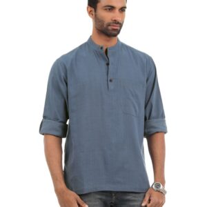 Fabindia Men Blue Kurta