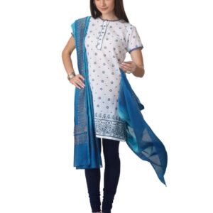 Fabindia Women Blue Dupatta