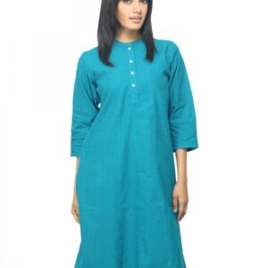 Fabindia Women Blue Kurta