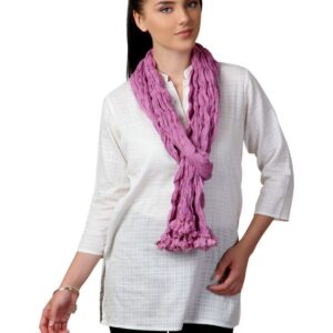 Fabindia Women Lavender Dupatta