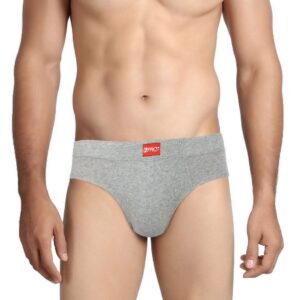 Facit Men Grey Melange Comfort Briefs