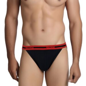 Facit Men Navy Blue String Bikini Briefs